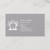 Dentist Dental Clinic tanden Whitening Smile Crown Visitekaartje (Achterkant)