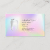 Dentist Dental Clinic tanden Whitening Smile Crown Visitekaartje (Achterkant)