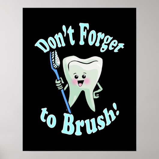 Dentist Dental Hygienist Artwork Poster (Voorkant)