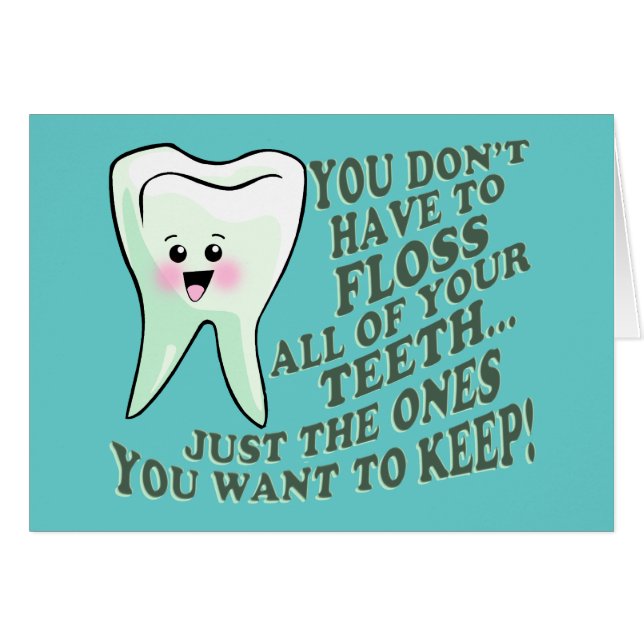 Dentist Dental Hygienist Humor (Voorkant Horizontaal)