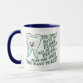 Dentist Dental Hygienist Humor Mok (Links)