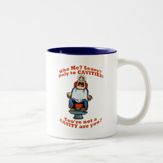 Dentist Dental Hygienist Humor Tweekleurige Koffiemok
