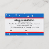 Dentist.Dental.Kantoor.Custom text.Appointment Afsprakenkaartje (Achterkant)