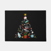 Dentist Dental kerstboomversiering Xmas Holida Deurmat (Voorkant)
