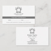 Dentist Dental Klinische tanden Whitening Benoemin Visitekaartje (Voorkant / Achterkant)