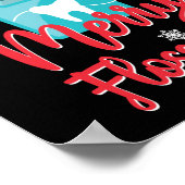 Dentist Dental Merry Flossmas kerstmis Poster (Hoek)