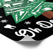 Dentist Dental Ohh Dentist - Boom kerstboom Poster (Hoek)