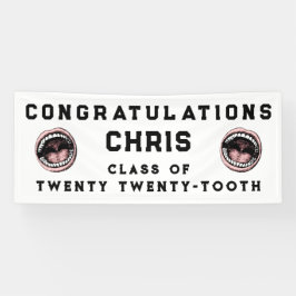 Dentist Dental School Afstuderen Spandoek