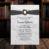 Dentist Dental School Afstuderen White Marble Kaart