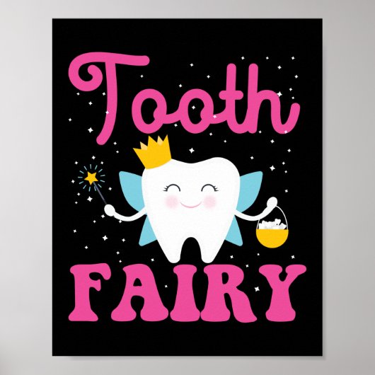 Dentist Dental Tooth Fairy Tooth Fairy Poster (Voorkant)