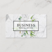 Dentist Dental Tooth Modern Marble Appointment Afsprakenkaartje (Voorkant)