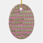 DENTIST DENTISTRY ORTHODONTICS ROTTEN TEETH MOUTH KERAMISCH ORNAMENT (Voorkant)