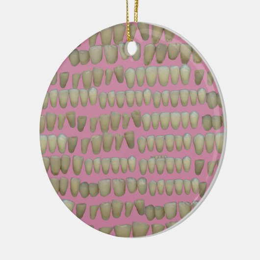 DENTIST DENTISTRY ORTHODONTICS ROTTEN TEETH MOUTH KERAMISCH ORNAMENT (Links)