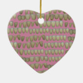 DENTIST DENTISTRY ORTHODONTICS ROTTEN TEETH MOUTH KERAMISCH ORNAMENT (Achterkant)