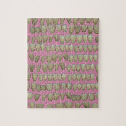 DENTIST DENTISTRY ORTHODONTICS ROTTEN TEETH MOUTH LEGPUZZEL (Verticaal)