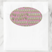 DENTIST DENTISTRY ORTHODONTICS ROTTEN TEETH MOUTH OVALE STICKER (Tas)