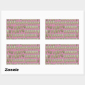 DENTIST DENTISTRY ORTHODONTICS ROTTEN TEETH MOUTH RECHTHOEKIGE STICKER (Vel)