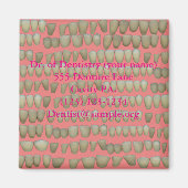 Dentist Dentistry Rotten Teeth Help Orthodontie Magneet (Voorkant)