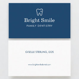 Dentist Dentistry Tooth Logo Visitekaartje