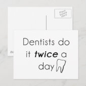 Dentist doe het! briefkaart (Voorkant / Achterkant)