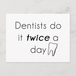 Dentist doe het! briefkaart