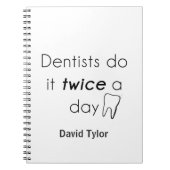 Dentist doe het! notitieboek (Voorkant)