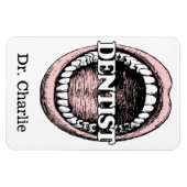 Dentist douanenaam magnet magneet (Horizontaal)