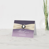 Dentist Elegant Paars Ombre Dental Dank u wel Bedankkaart (Voorkant)