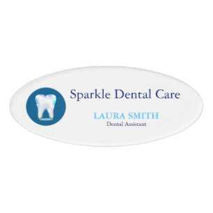 Dentist Employee Personeel Magnetic Name Tag