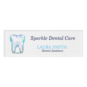 Dentist Employee Personeel Magnetic Name Tag