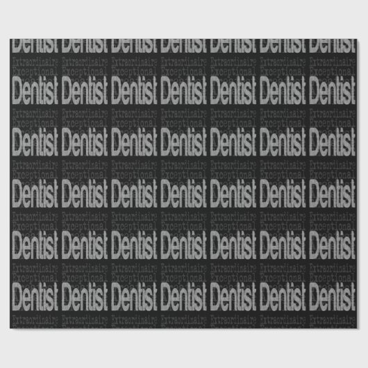 Dentist Extraordinaire Cadeaupapier (Vlak)