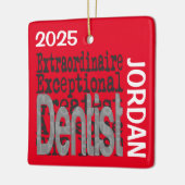 Dentist Extraordinaire CUSTOM Keramisch Ornament (Links)
