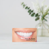 Dentist Full Smile-Visitekaartjes Visitekaartje (Staand voorkant)