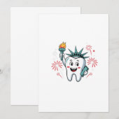 Dentist Funny American van de Dentist Squad van 4 Kaart (Voorkant / Achterkant)