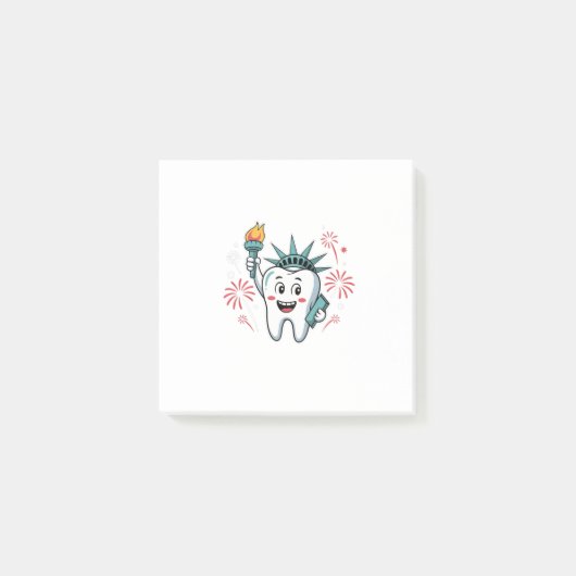 Dentist Funny American van de Dentist Squad van 4  Post-it® Notes (Voorkant)