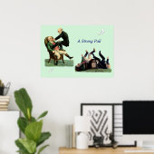 Dentist: Funny  Dentistry Poster (Thuiskantoor)