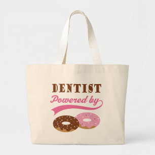 Dentist Funny Gift Grote Tote Bag