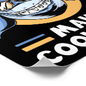 Dentist Funny Orthodontist Braces Make Cool Faces Poster (Hoek)