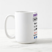 Dentist Funny Search Gift Mug Koffiemok (Links)