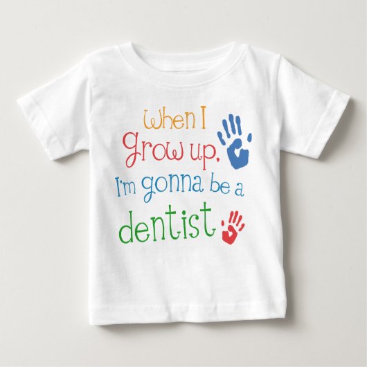 Dentist (Future) Baby Baby T-Shirt (Voorkant)