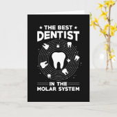 Dentist Gift Funny Kaart (Gele Bloem)