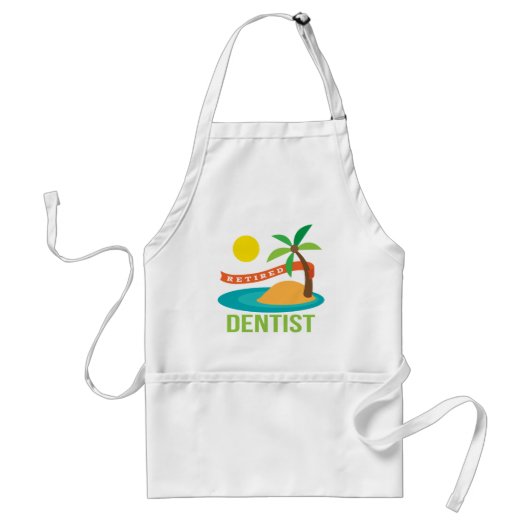 Dentist Gift in ruste Standaard Schort (Voorkant)
