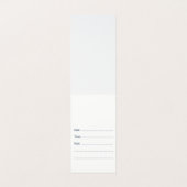 Dentist glimlach tand-afspeelkaart visitekaartje (Binnenkant ongevouwen)