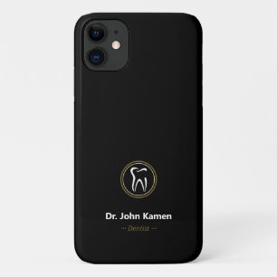 Dentist   Goud zwart Case-Mate iPhone Case