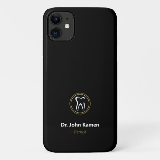 Dentist | Goud zwart Case-Mate iPhone Case (Achterkant)