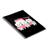 Dentist Happy Teeth Toothborstel tandassistent Notitieboek (Rechterzijde)