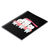 Dentist Happy Teeth Toothborstel tandassistent Notitieboek (Linkerzijde)