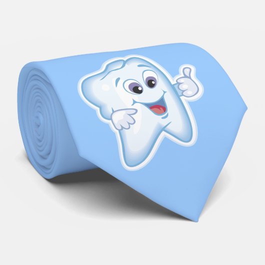 Dentist - Happy Tooth Stropdas (Opgerold)