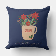 Dentist Hartelijk dank voor Kerstmis Poinsettias