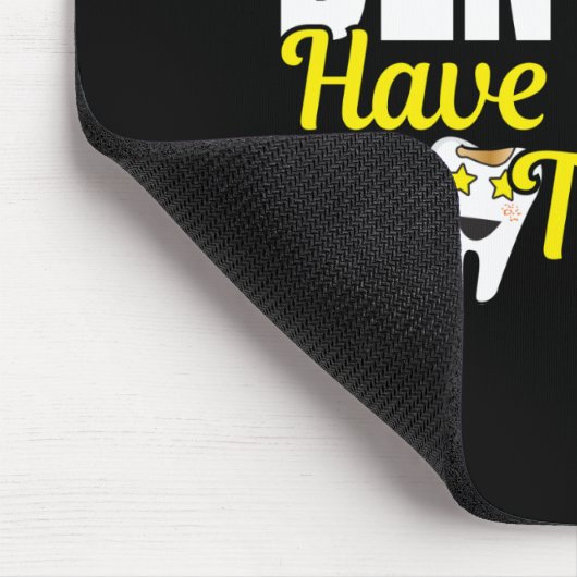 Dentist heeft ook vullingen - Dentale Feelings Pun Muismat (Hoek)